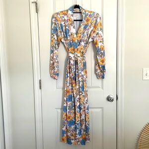 Perfect condition Mason and Grey, long, banded robe.